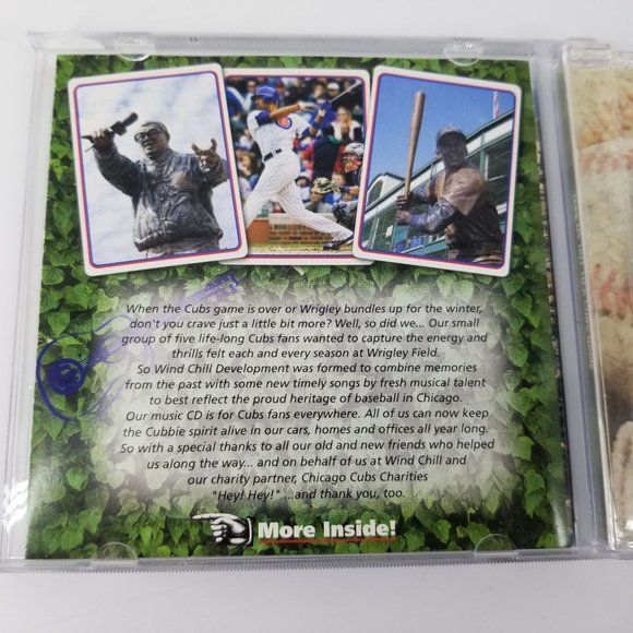 Chicago Cubs Baseball Music Fan CD MLB 2008 Game Songs Wrigley Field Anthem 100 - Picture 5 of 7